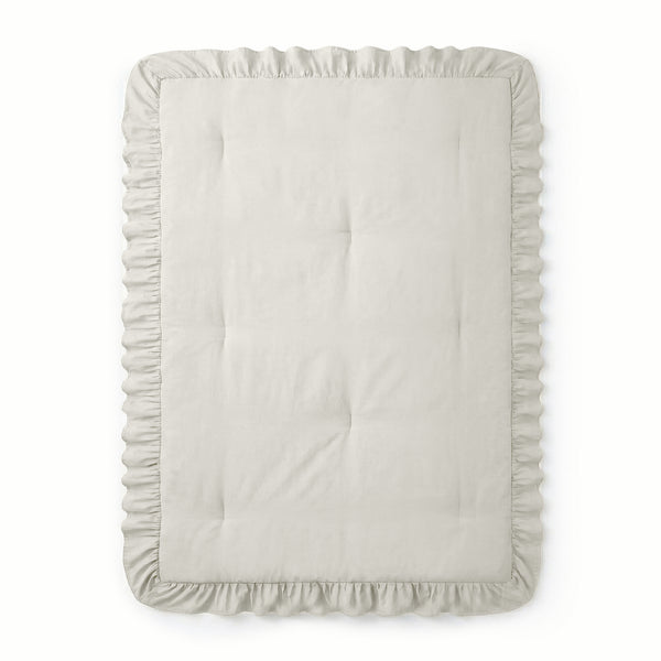 VUODEVAATTEET - Lazy peitto Ruffles Luonnonvalkoinen
