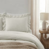 VUODEVAATTEET - Lazy Ruffles Tyynyliina 2-pack luonnonvalkoinen