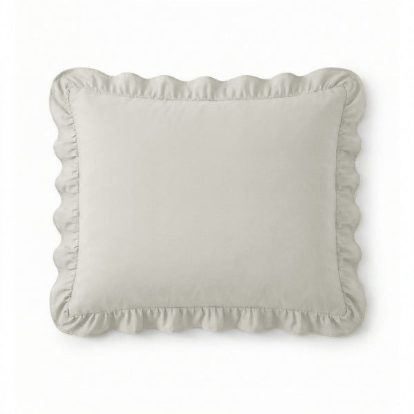 VUODEVAATTEET - Lazy Ruffles Tyynyliina 2-pack luonnonvalkoinen