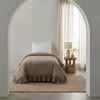 VUODEVAATTEET - Lazy peitto Ruffles Taupe