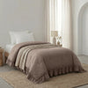 VUODEVAATTEET - Lazy peitto Ruffles Taupe