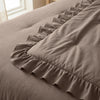 VUODEVAATTEET - Lazy peitto Ruffles Taupe
