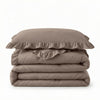 VUODEVAATTEET - Lazy peitto Ruffles Taupe
