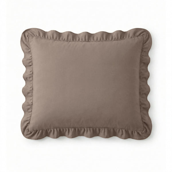 VUODEVAATTEET - Lazy Ruffles Tyynyliina 2-pack Taupe