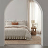 VUODEVAATTEET - Lazy peitto Ruffles Taupe/Harmaa