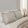 VUODEVAATTEET - Lazy peitto Ruffles Taupe/Harmaa