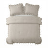VUODEVAATTEET - Lazy peitto Ruffles Taupe/Harmaa
