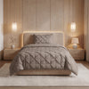 VUODEVAATTEET - Lazy peitto Pintuck Taupe
