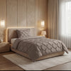 VUODEVAATTEET - Lazy peitto Pintuck Taupe
