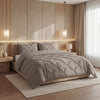 VUODEVAATTEET - Lazy peitto Pintuck Taupe