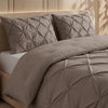 VUODEVAATTEET - Lazy peitto Pintuck Taupe