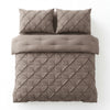 VUODEVAATTEET - Lazy peitto Pintuck Taupe