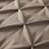 VUODEVAATTEET - Lazy Pintuck Tyynyliina 2Pack Taupe