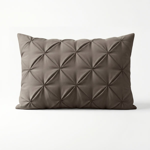 VUODEVAATTEET - Lazy Pintuck Tyynyliina 2Pack Taupe