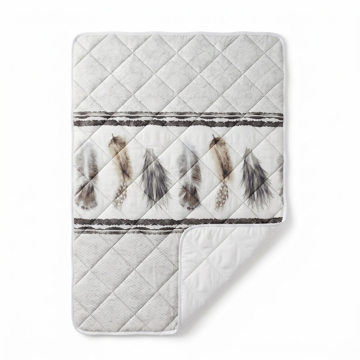 VUODEVAATTEET - Lazy peitto Feathers 3 hiekka Tyynyliinoilla