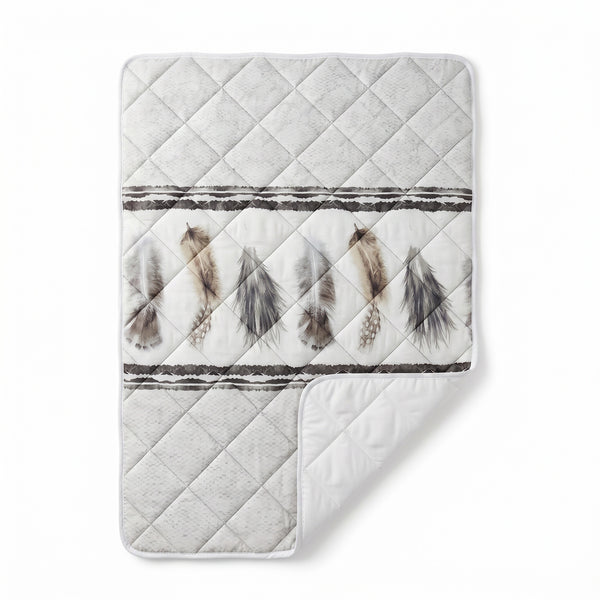 VUODEVAATTEET - Lazy peitto Feathers 3 hiekka Tyynyliinoilla