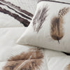 VUODEVAATTEET - Lazy peitto Feathers 3 hiekka Tyynyliinoilla
