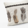 VUODEVAATTEET - Lazy peitto Feathers 3 hiekka Tyynyliinoilla