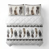 VUODEVAATTEET - Lazy peitto Feathers 3 hiekka Tyynyliinoilla
