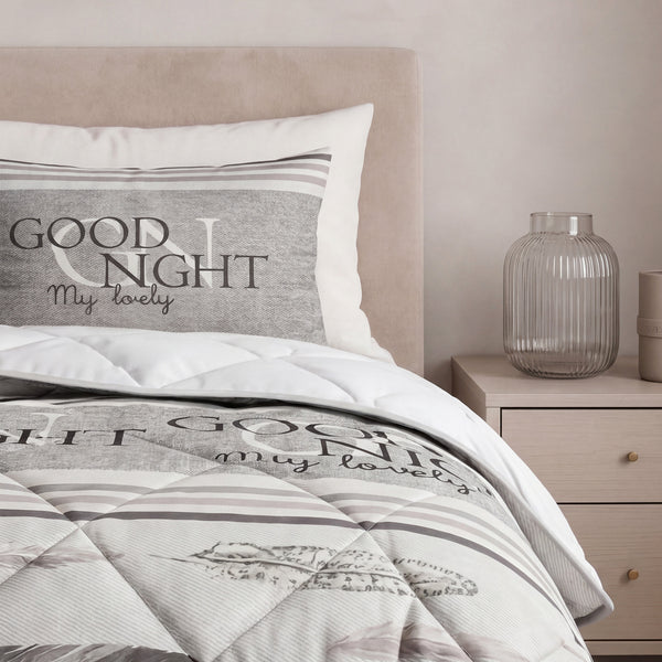 VUODEVAATTEET - Lazy peitto Goodnight hiekka tyynyliinoilla