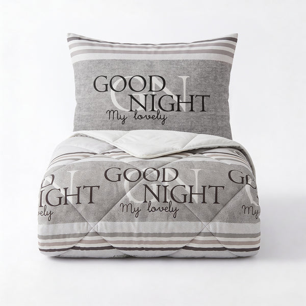 VUODEVAATTEET - Lazy peitto Goodnight hiekka tyynyliinoilla