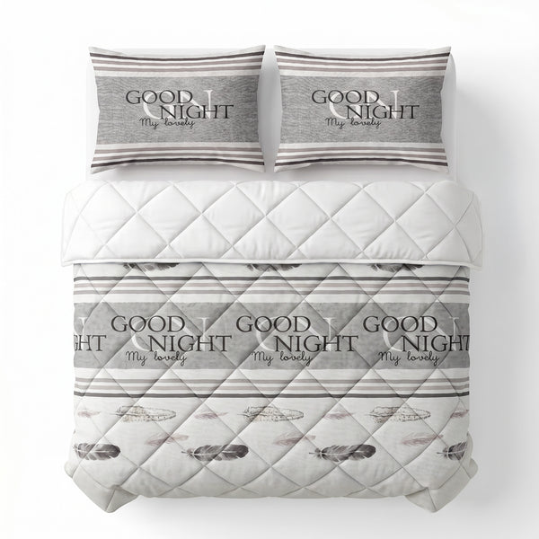 VUODEVAATTEET - Lazy peitto Goodnight hiekka tyynyliinoilla