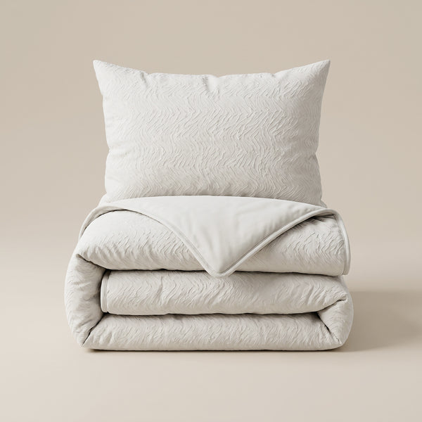 VUODEVAATTEET - Lazy peitto Salva Beige Tyynyliinoilla