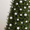 Weihnachtskugel-Set Stancuta, 111-teilig (Polystyrol), silber