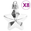 Weihnachtskugel-Set Stancuta, 111-teilig (Polystyrol), silber