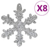 Weihnachtskugel-Set Stancuta, 111-teilig (Polystyrol), silber