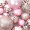 Rosa Christbaumkugelset Stancuta 111-teilig (Polystyrol)