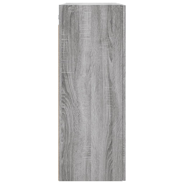Dafina Wandschränke grau 69,5x34x90cm (2 Stück Sonoma)