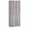 69,5x34x180cm Schrank Ashely, grau (Holz)