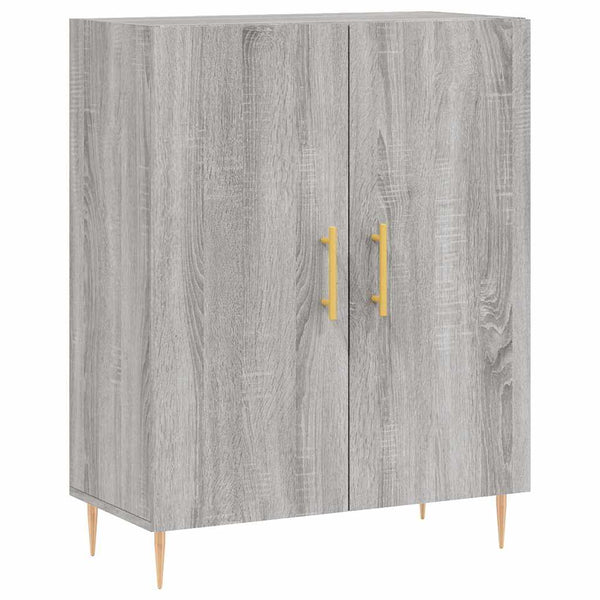 69,5x34x180cm Schrank Ashely, grau (Holz)
