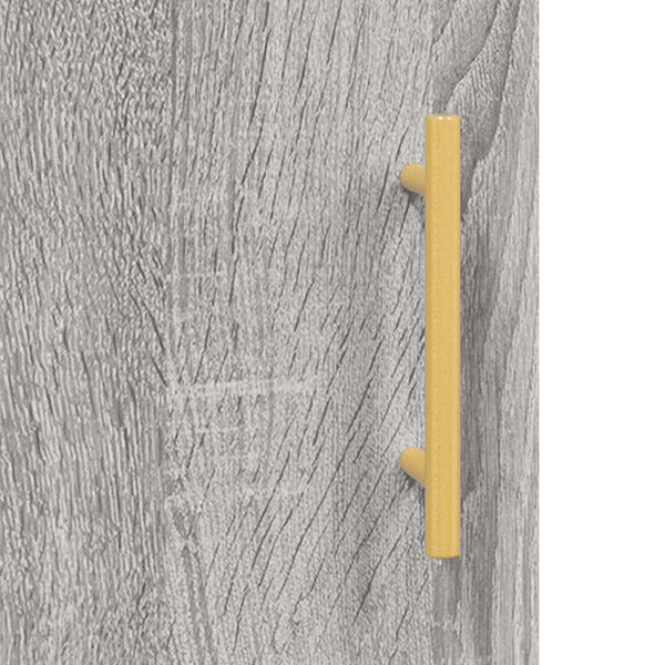 69,5x34x180cm Schrank Ashely, grau (Holz)