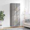 69,5x34x180cm Schrank Ashely, grau (Holz)