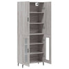 Schrank Timis, Grau, 69,5x180x34cm (Holzkonstruktion)