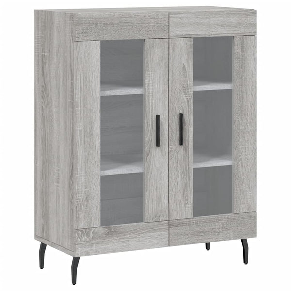 Schrank Timis, Grau, 69,5x180x34cm (Holzkonstruktion)