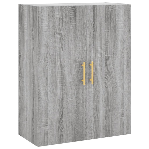 69,5x34x180cm grauer Schrank (Holz) Ashely