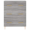 69,5x34x180cm grauer Schrank (Holz) Ashely