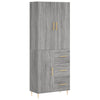 Schrank grau 69,5x34x180cm Ashely (aus Holz)
