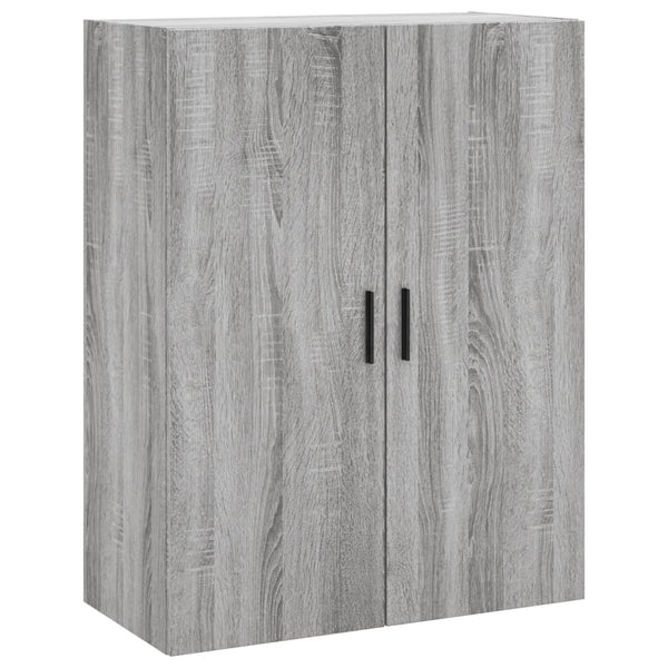 Grauer Timis-Schrank 180x34x69,5cm (Holz)