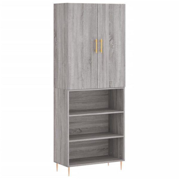 Grauer Ashley Schrank 69,5x34x180cm (Holz)