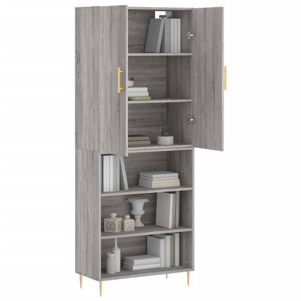 Grauer Ashley Schrank 69,5x34x180cm (Holz)
