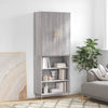 Grauer Ashley Schrank 69,5x34x180cm (Holz)