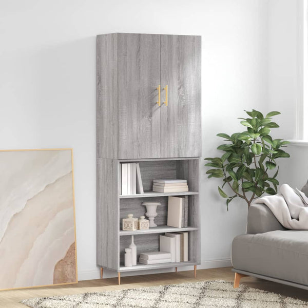 Grauer Ashley Schrank 69,5x34x180cm (Holz)