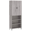 Timis grauer Schrank 69,5x34x180cm (aus Holz)