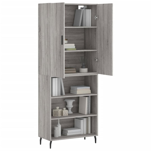Timis grauer Schrank 69,5x34x180cm (aus Holz)