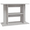 Grauer Aquarienunterschrank Millie 80x35x60cm (Holz)