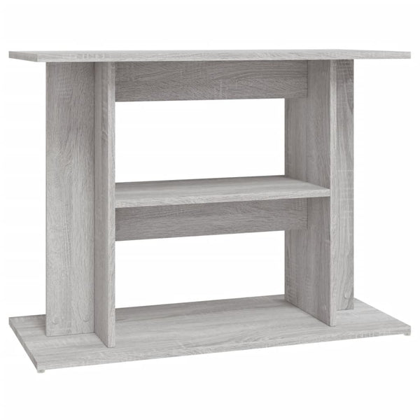 Grauer Aquarienunterschrank Millie 80x35x60cm (Holz)